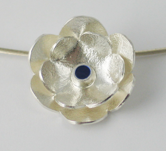 Silver Flower Pendant