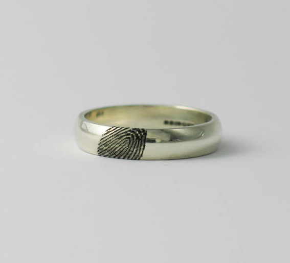 Fingerprint Wedding Ring