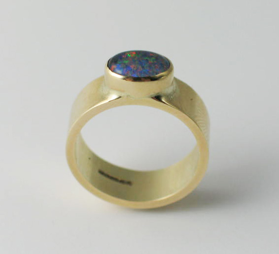 Gold & Opal Ring