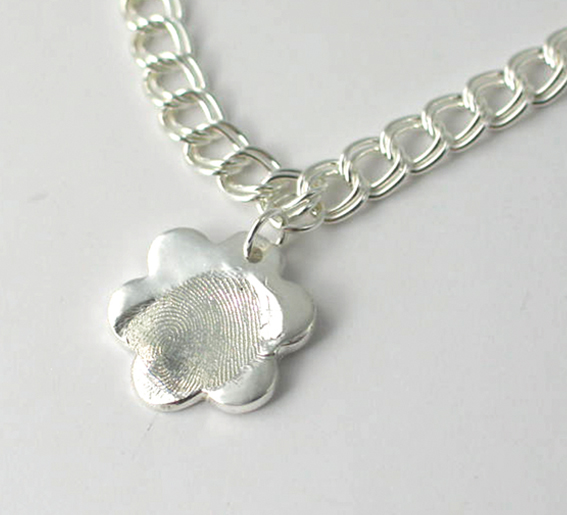 Flower Fingerprint Bracelet