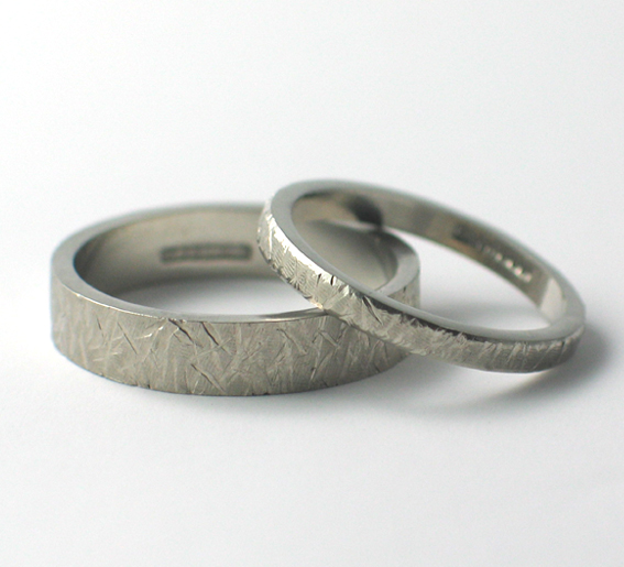 Textured Wedding Rings